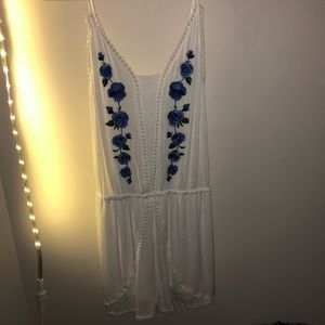 White Aeropostale romper